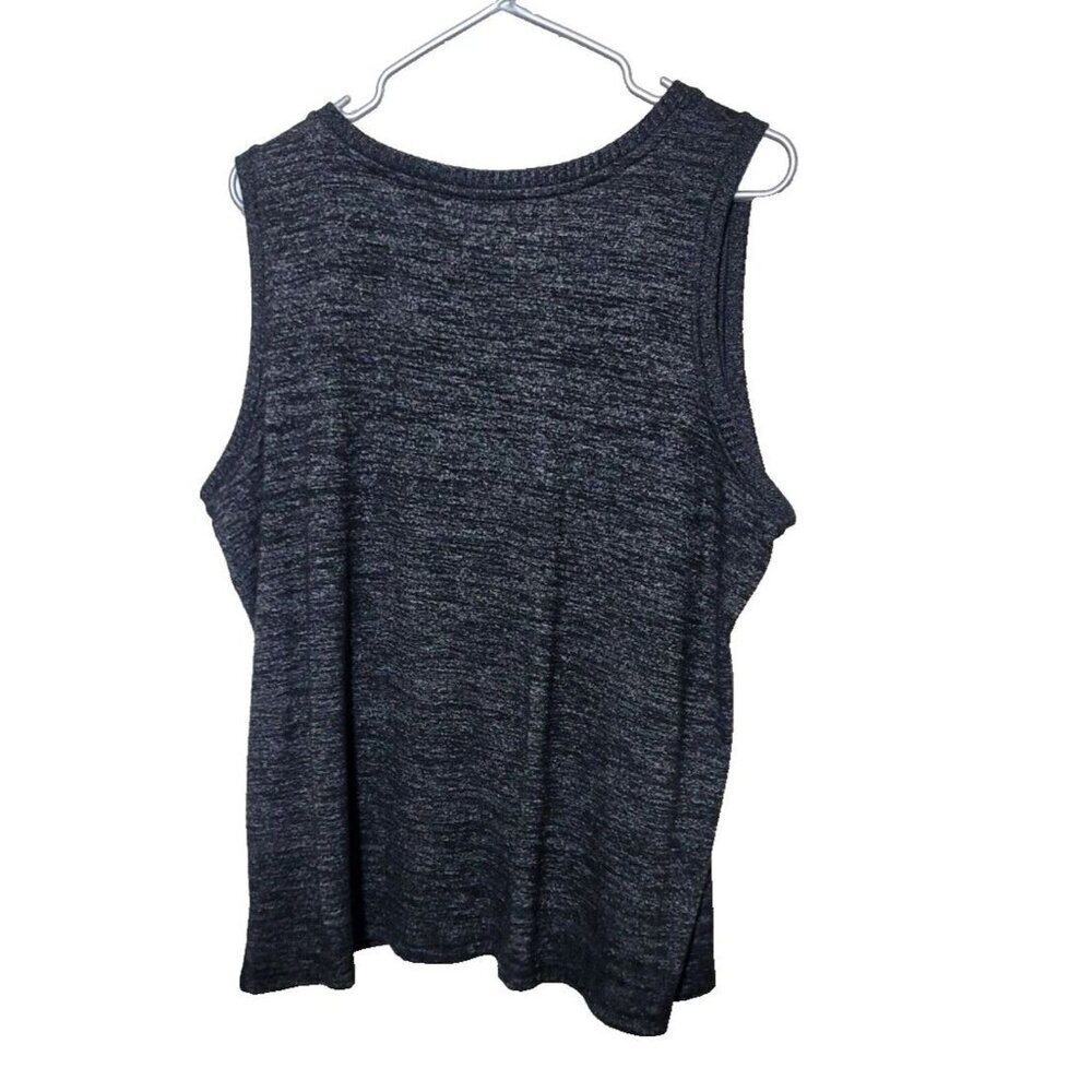 Chicos Zenergy Womens sz 3 Sweater Knit Tank Top black Swanktop bereathable - Picture 3 of 9
